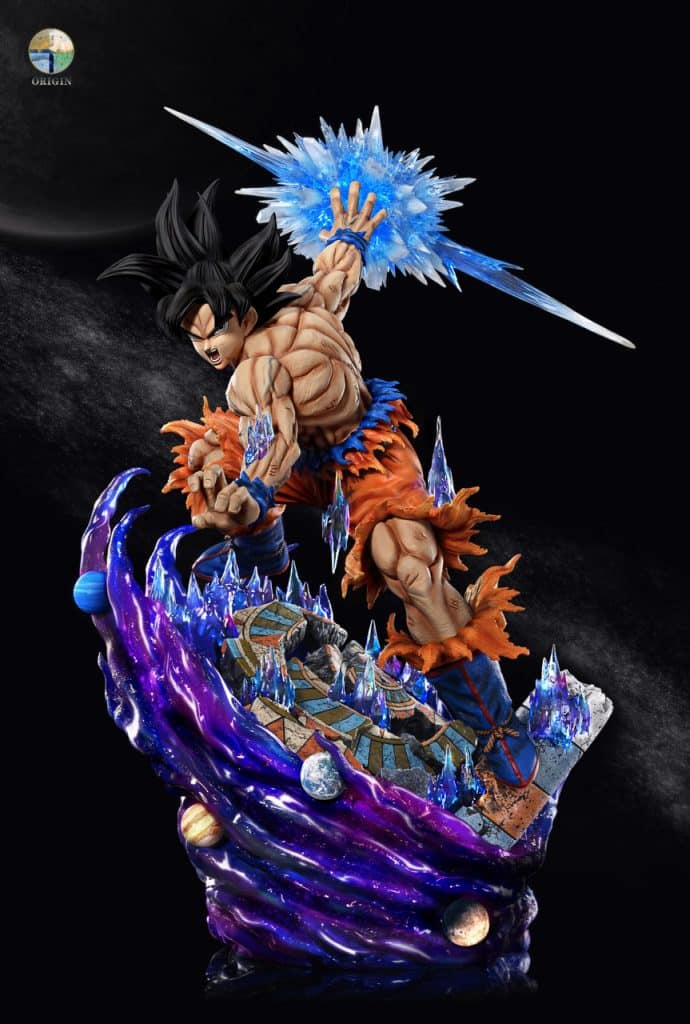 Statue en résine Dragon Ball Origin Studio UI Goku Kaioland