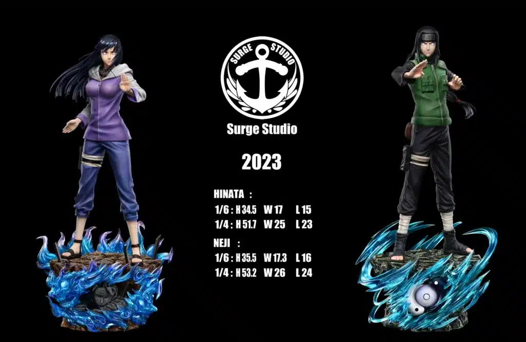 Naruto Surge Studio Hyuga Hinata X Hyuga Neji Resin Statue Kaioland