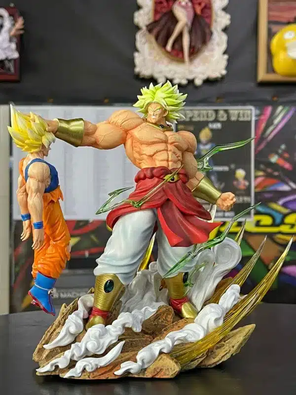 Dragon Ball Sun Studio Broly vs Goku Resin Statue 1