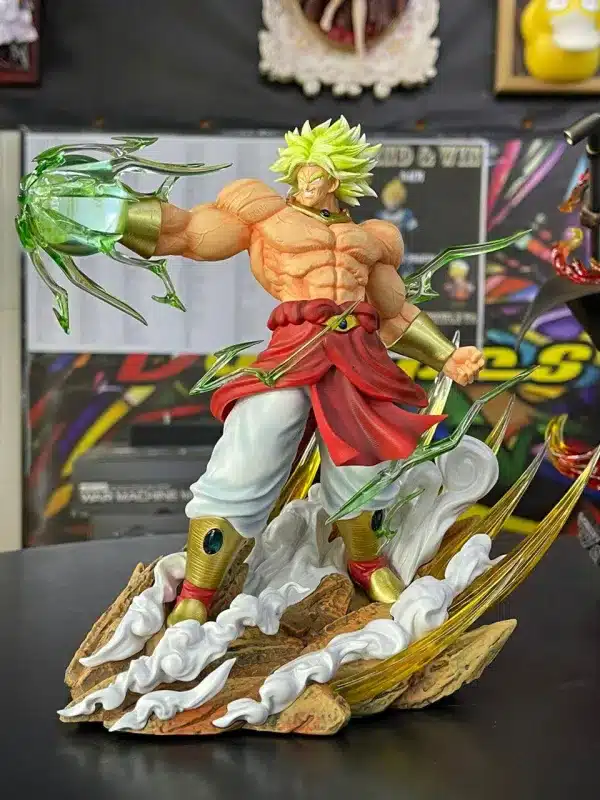 Dragon Ball Sun Studio Broly vs Goku Resin Statue 2