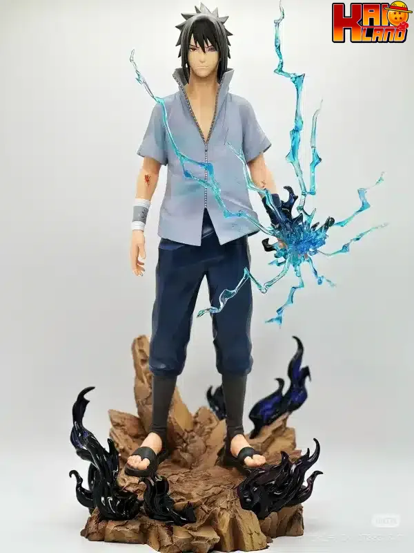 Naruto ZH Studio The Valley of the End Naruto Sasuke Resin Statue 1