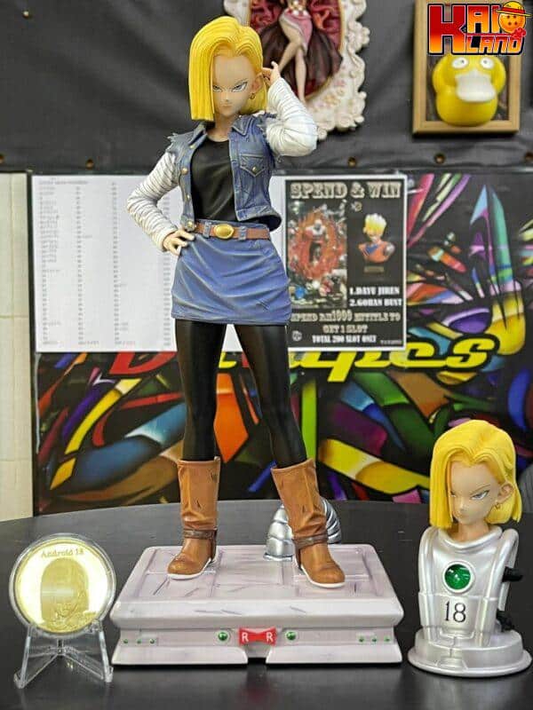 Dragon Ball CPR Studio Android C18 Resin Statue 1