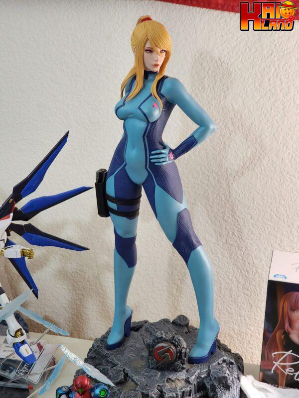 Metroid Dread Creation Studio Samus Aran Resin statue