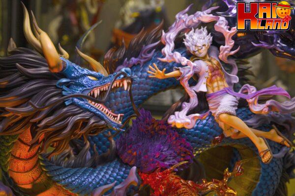 One Piece OPM Studio Kaido vs Luffy Resin Statue 2