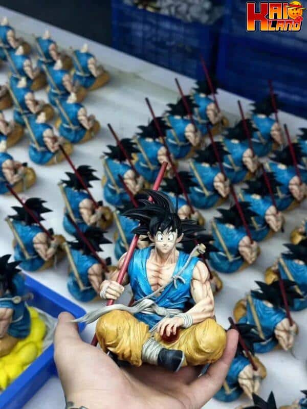 Dragon Ball BT Studio Sitting Goku Resin Statue 0 1