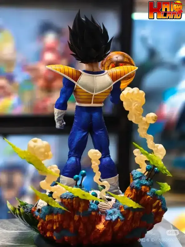 Dragon Ball White Hole Studio War Suit Vegeta Resin Statue 2