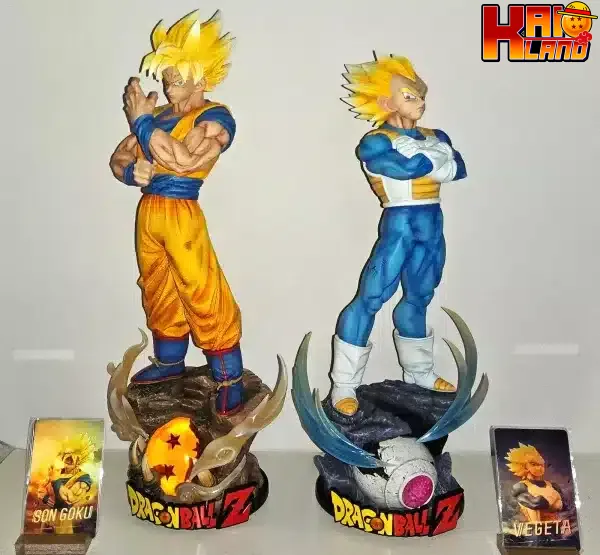 Dragon Ball Aftershock Studio Goku x Vegeta Resin Statue 1