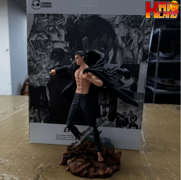 Attack On Titan Panda Studio Eren Jaeger Resin Statue 1