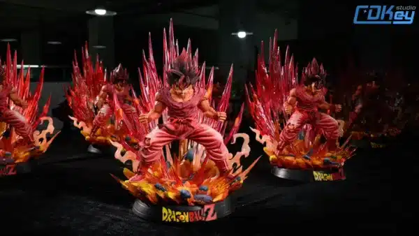 Dragon Ball Kingdom Studio Goku Kaioken Resin Statue 1 jpg