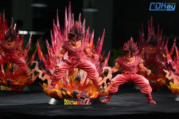 Dragon Ball Kingdom Studio Goku Kaioken Resin Statue 2 jpg