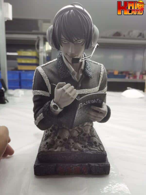 Death Note Rising Waves Studio Light Yagami Bust Statue Death Note Resin Statue 2