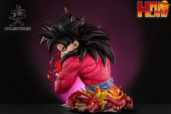 Dragon Ball KDC Goku Vegeta SSJ4 Bust Resin Statue 2 1