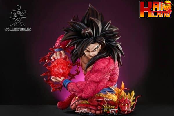 Dragon Ball KDC Goku Vegeta SSJ4 Bust Resin Statue 3 1