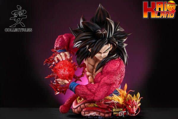 Dragon Ball KDC Goku Vegeta SSJ4 Bust Resin Statue 4 1