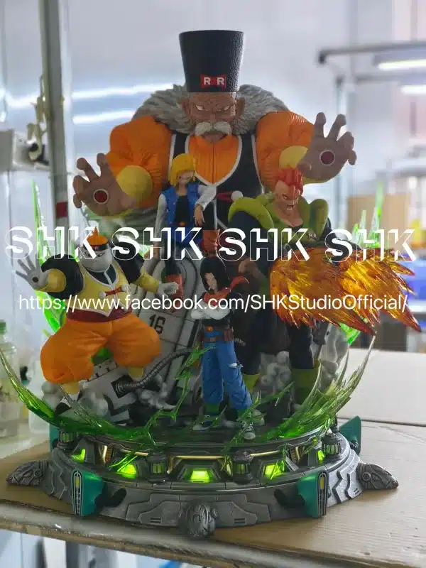 Dragon Ball SHK Studio One Lifetime Series No 6 Androids Resin Statue 1 1 jpg