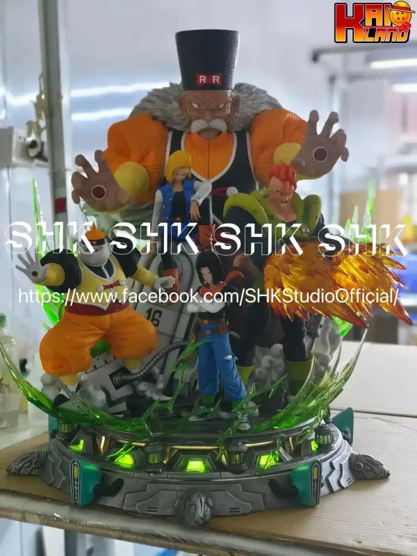 Dragon Ball SHK Studio One Lifetime Series No 6 Androids Resin Statue 1 1 jpg