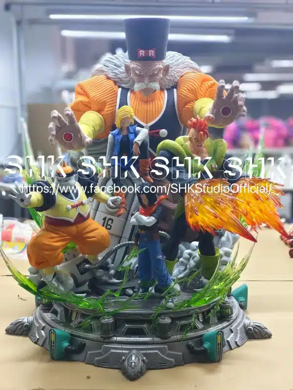 Dragon Ball SHK Studio One Lifetime Series No 6 Androids Resin Statue 2 1 jpg