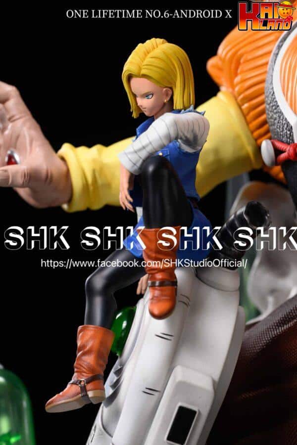 Dragon Ball SHK Studio One Lifetime Series No 6 Androids Resin Statue 5