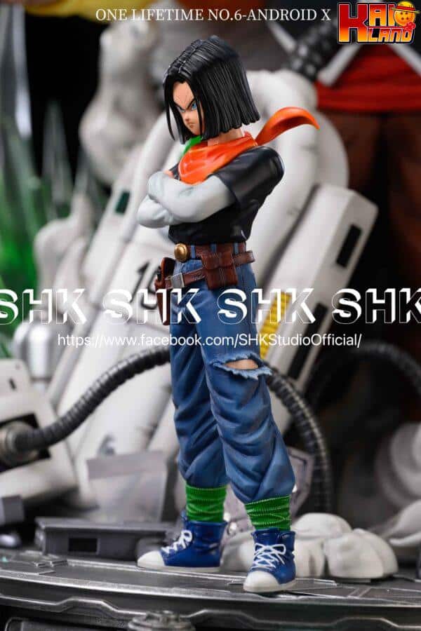 Dragon Ball SHK Studio One Lifetime Series No 6 Androids Resin Statue 6