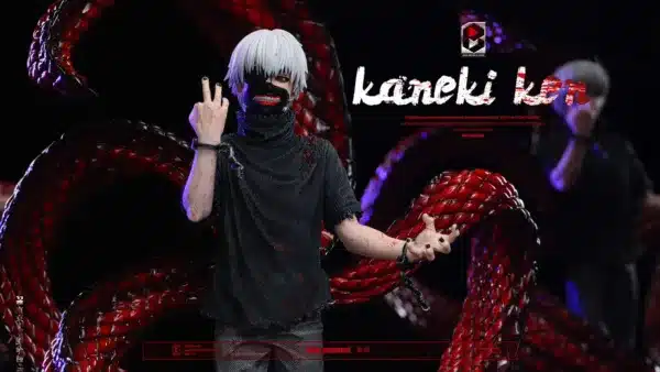 Tokyo Ghoul BW Studio Kaneki Ken Resin Statue 1 jpg