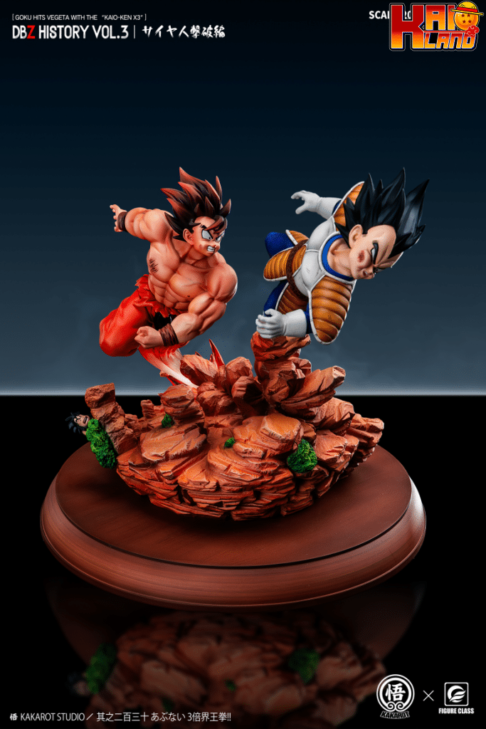 Dragon Ball Figure Class Studio Goku Vs Vegeta KaioKen Resin Statue ...