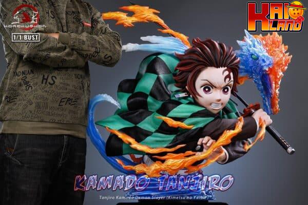 Kimetsu No Yaiba KoreKushon Studio Bust Tanjiro Kamado Resin Statue 1