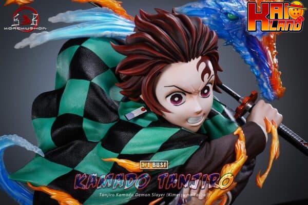 Kimetsu No Yaiba KoreKushon Studio Bust Tanjiro Kamado Resin Statue 2