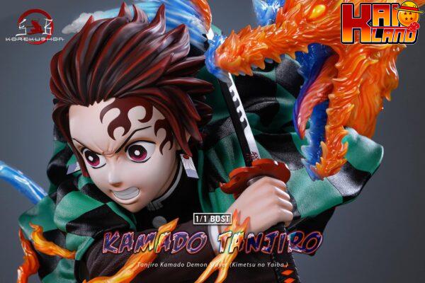 Kimetsu No Yaiba KoreKushon Studio Bust Tanjiro Kamado Resin Statue 3