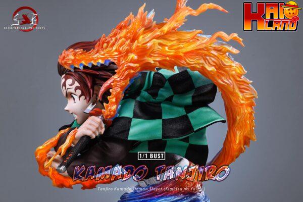 Kimetsu No Yaiba KoreKushon Studio Bust Tanjiro Kamado Resin Statue 4