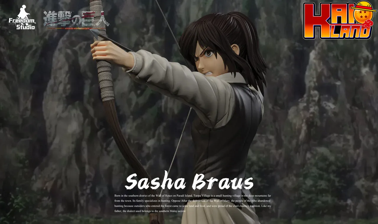 Attack On Titan Freedom Studio Sasha Braus Resin Statue - Kaioland