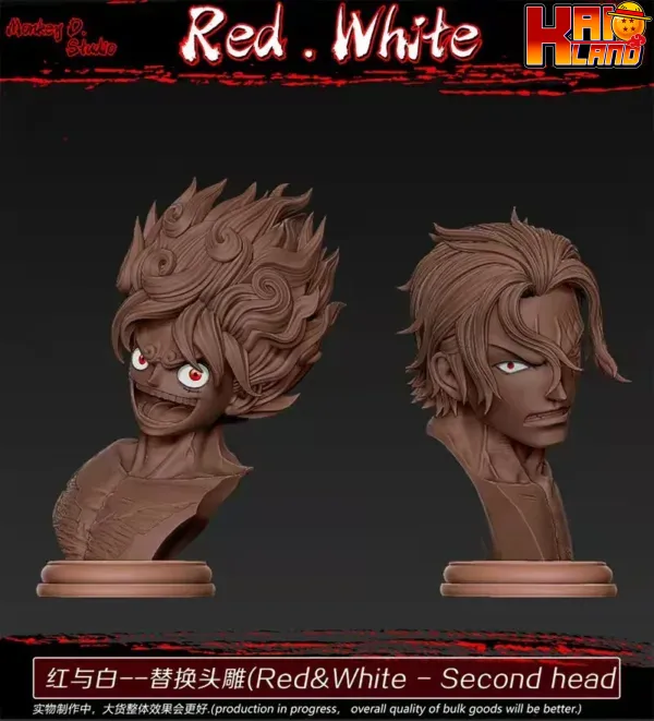 One Piece Monkey D Studio Luffy X Shanks Resin Statue - Kaioland