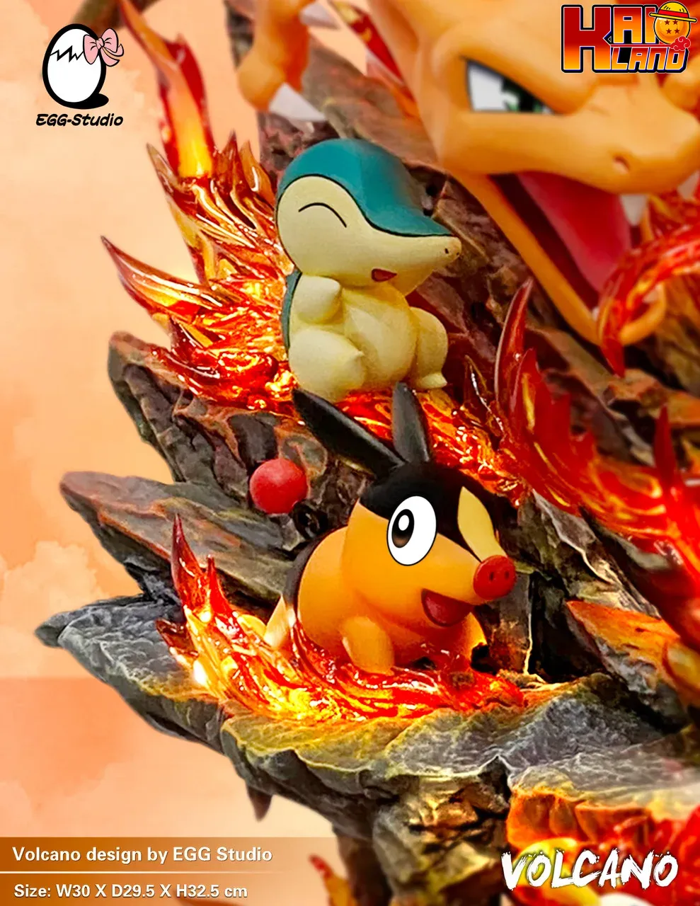 ポケモン EGG スタジオ 火山樹脂スタチュー - カイオランド