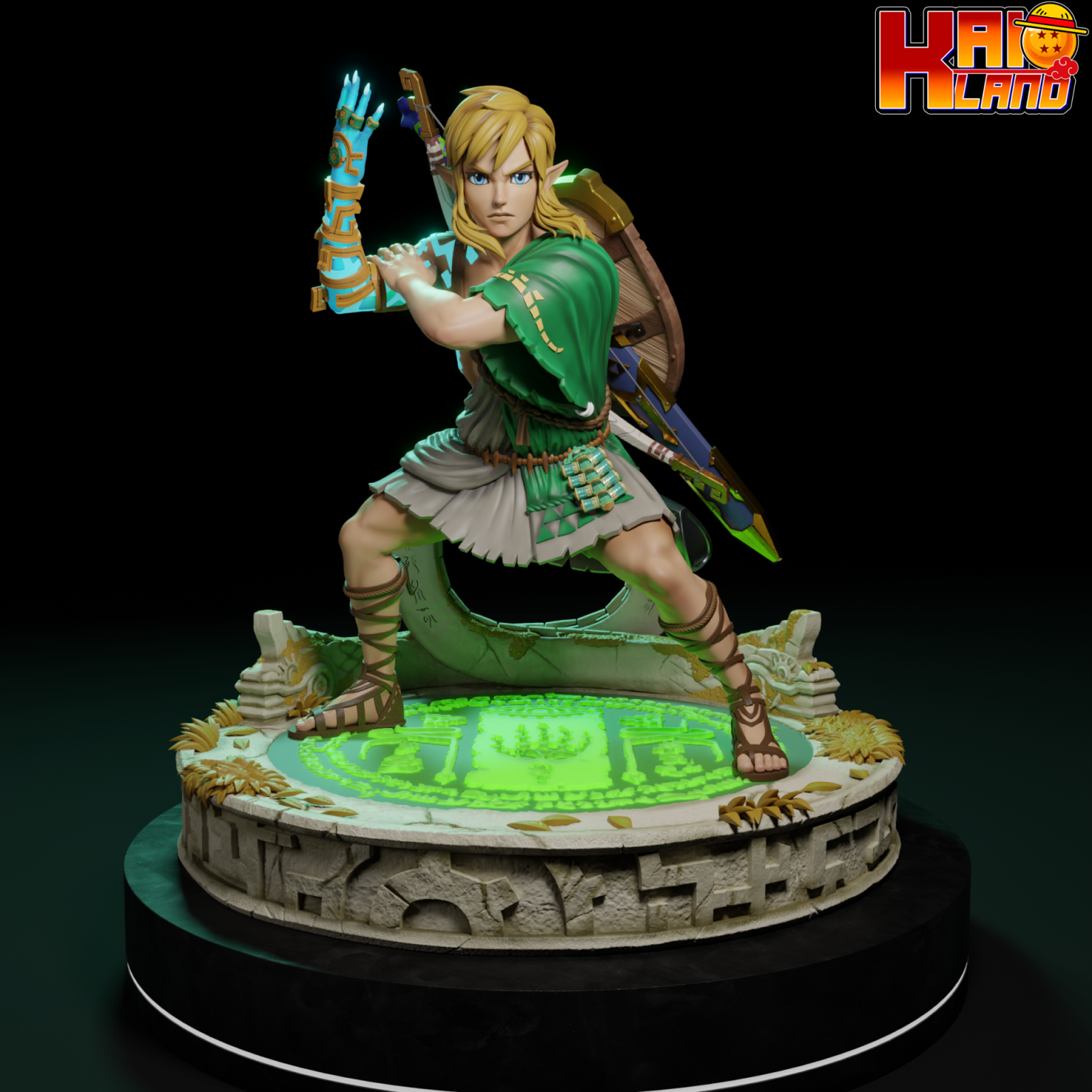 The Legend Of Zelda Kintsukuroi Creations Link Totk Resin Statue - Kaioland