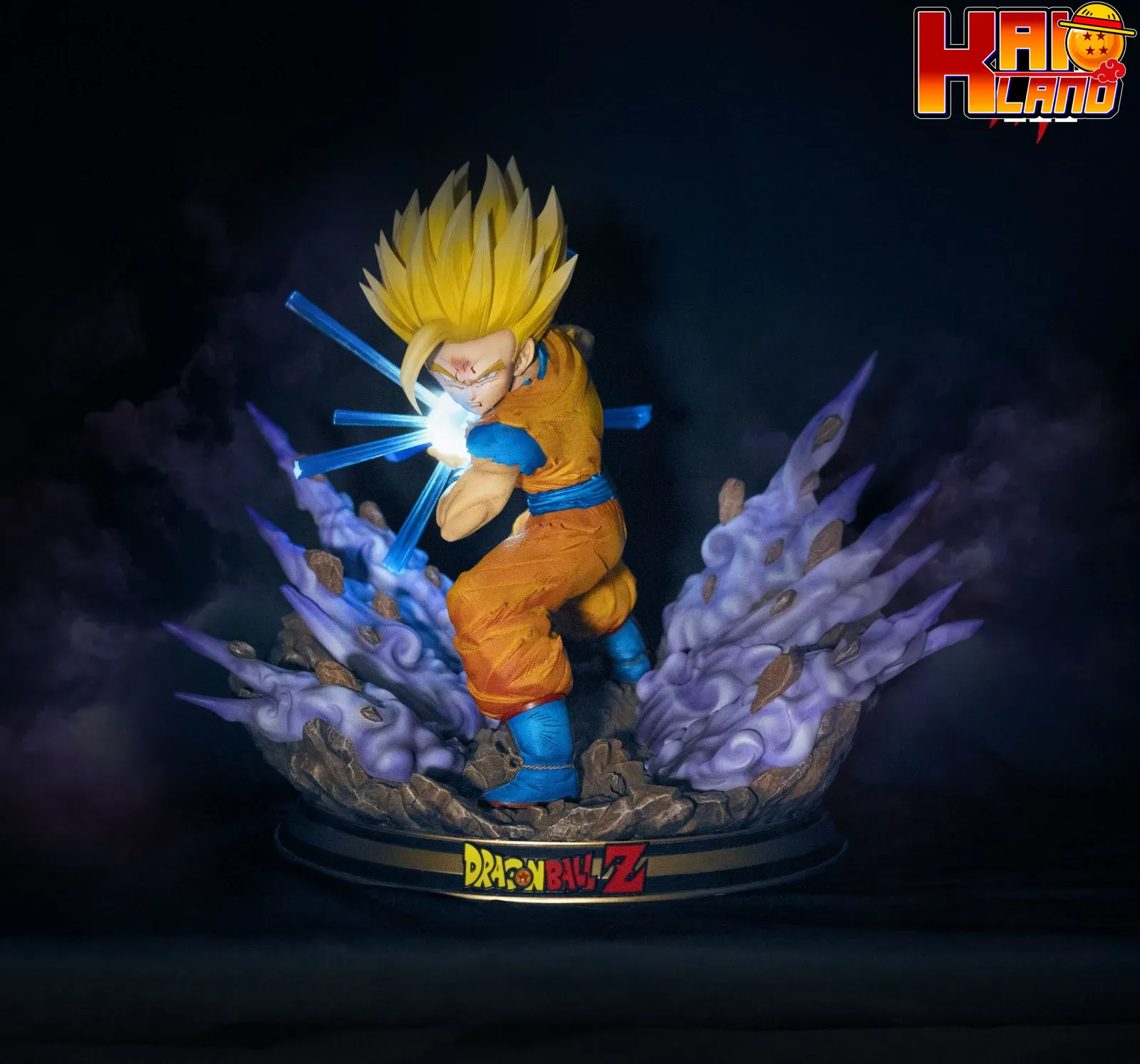 Figurine Lumineuse en Resine Sangoku