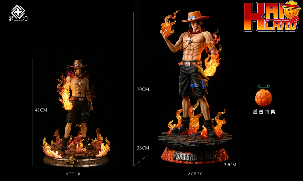 One Piece Dream Studio Ace Resin Statue - Kaioland