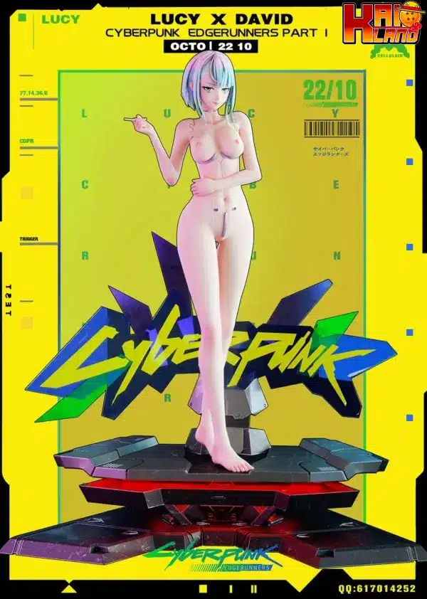 Cyberpunk Celluloid Studio Lucy Resin Statue - Image 2