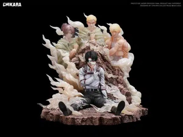 Attack on Titan Chikara Studio Levi Ackerman Resin Statue 2 jpg