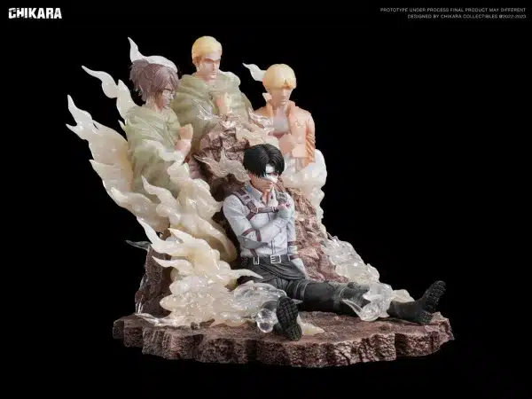 Attack on Titan Chikara Studio Levi Ackerman Resin Statue 3 jpg