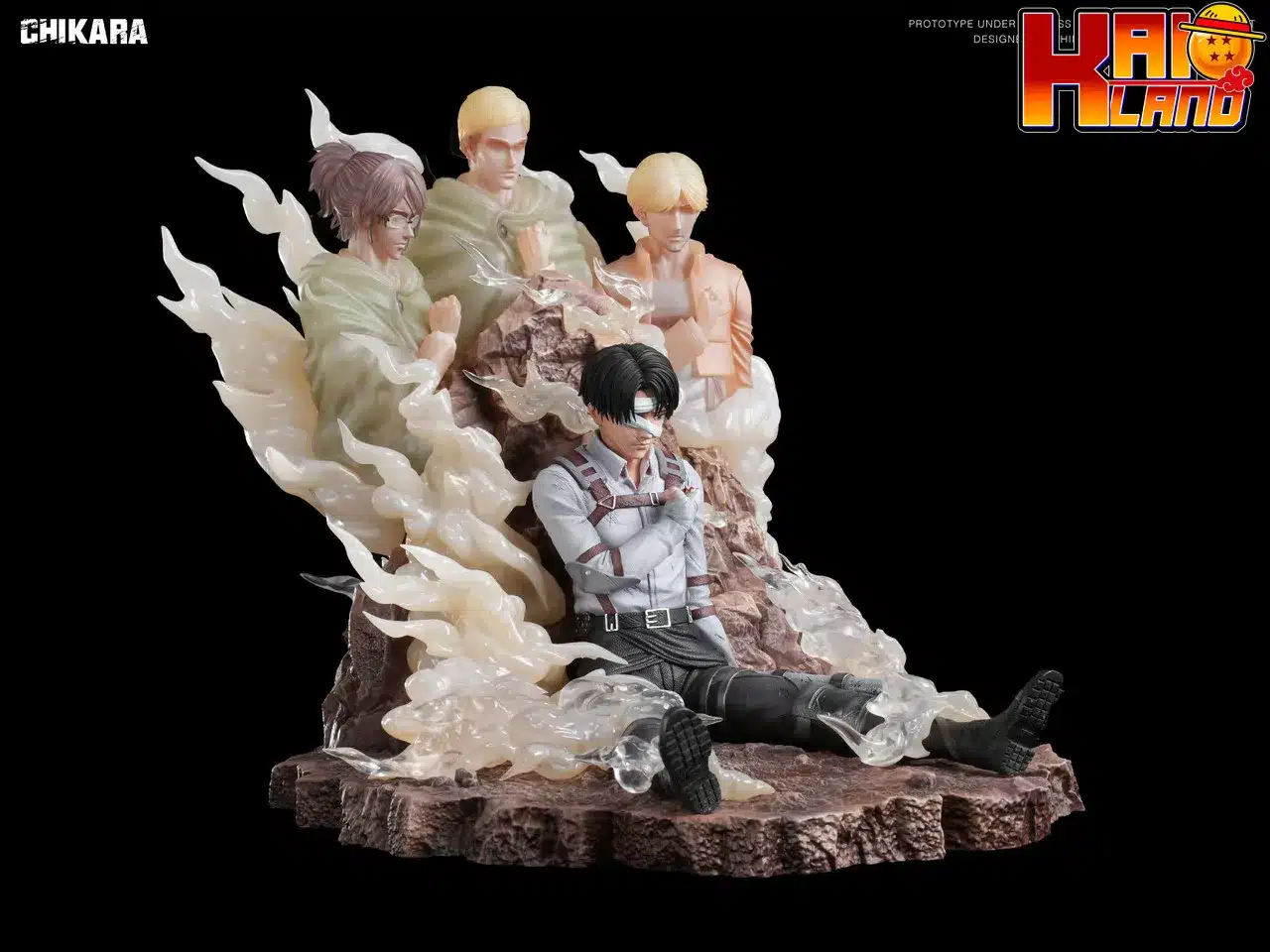 Attack On Titan Chikara Studio Levi Ackerman Resin Statue - Kaioland