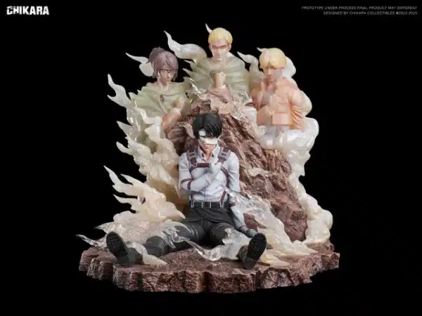 Attack on Titan Chikara Studio Levi Ackerman Resin Statue 7 jpg