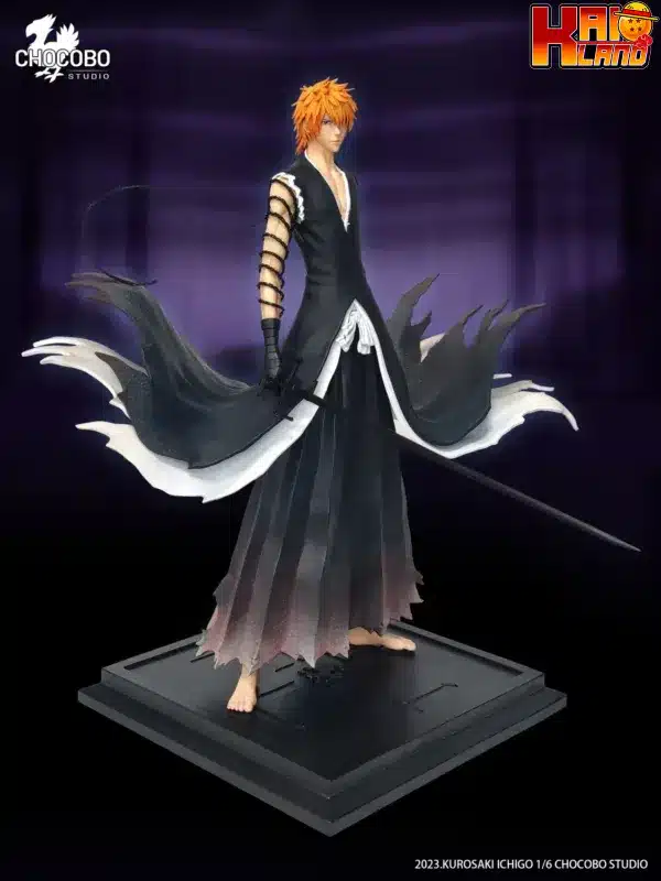 Bleach Chocobo Studio Kurosaki Ichigo Dangai Resin Statue 4