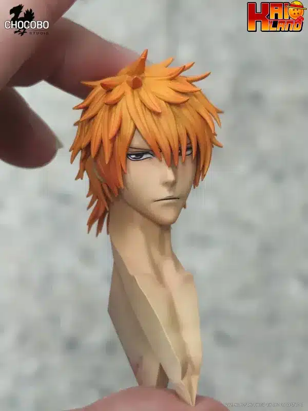 Bleach Chocobo Studio Kurosaki Ichigo Dangai Resin Statue 5