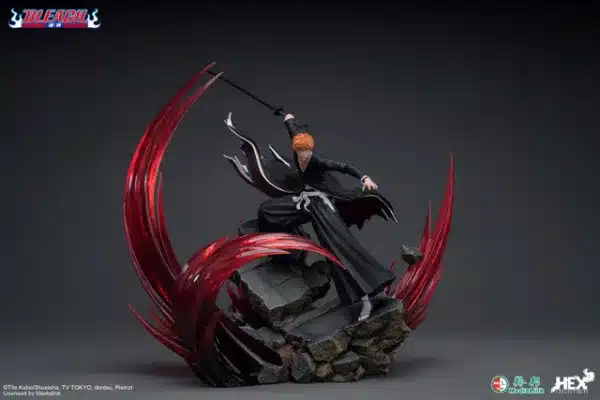 Bleach HEX Collectibles Kurosaki Ichigo vs Hollow Ichigo Licensed Resin Statue 2 jpg