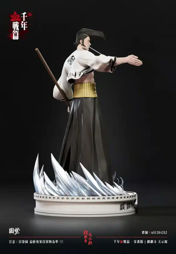 Bleach YuanMeng Studio Kirinji Tenjiro Resin Statue 2 jpg