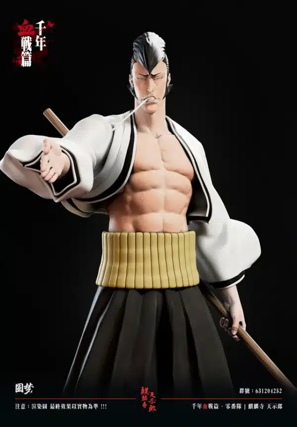 Bleach YuanMeng Studio Kirinji Tenjiro Resin Statue 4 jpg