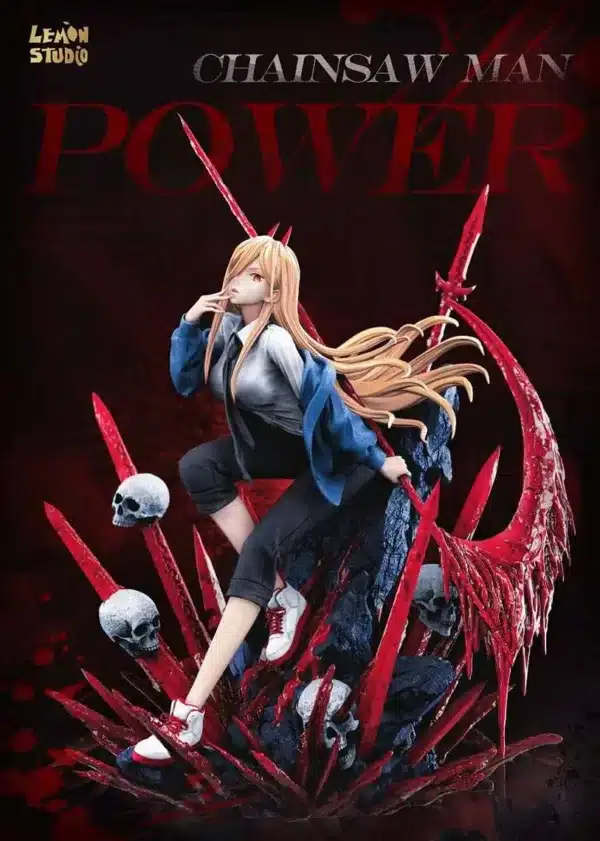 Chainsaw Man Lemon Studio Power Resin Statue 2 jpg