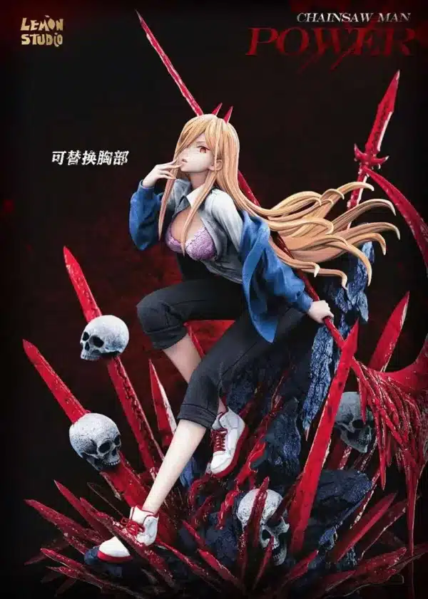 Chainsaw Man Lemon Studio Power Resin Statue 4 jpg