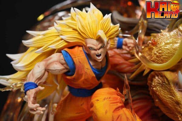 Dragon Ball Last Sleep Studio SSJ3 Dragon Fist Goku Resin Statue 3