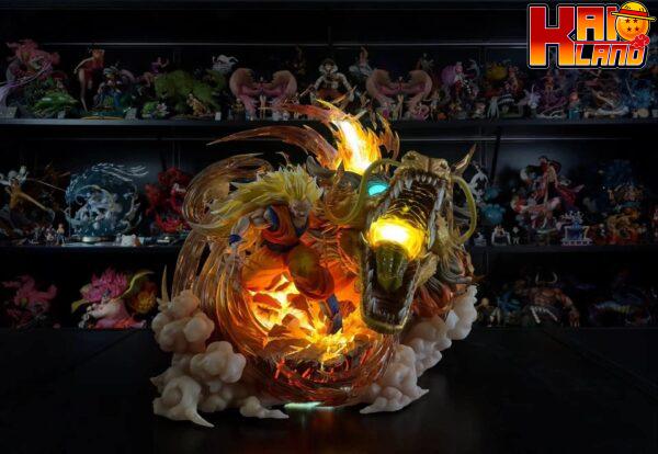 Dragon Ball Last Sleep Studio SSJ3 Dragon Fist Goku Resin Statue 4 1