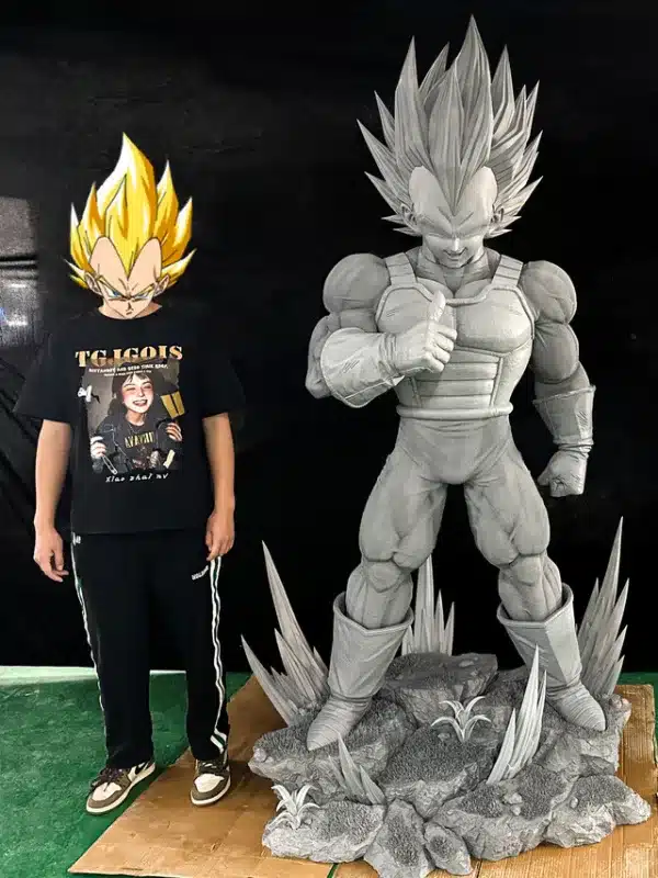 Dragon Ball Clouds Studio Vegeta Bust x Figure Resin Statue 4 jpg